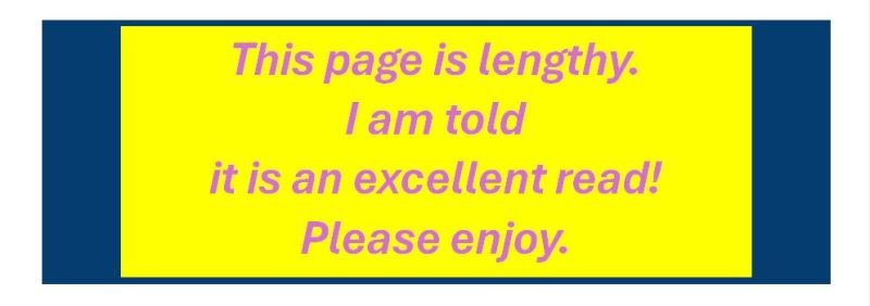 page is lengthy
